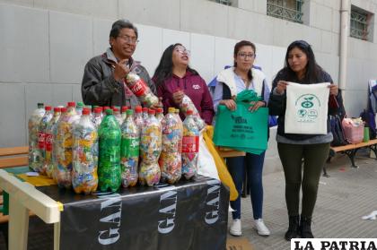 La población respondió al acopio de ecoladrillos /LA PATRIA