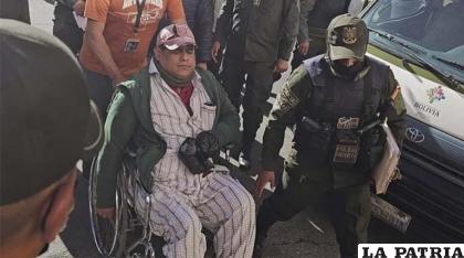 El exdirigente cocalero César Apaza /APG
