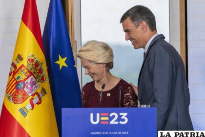 La presidente de la Comisión Europea /AP