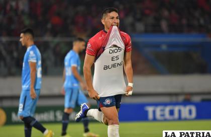 Vladimir Castellón marcó el único gol del partido /APG