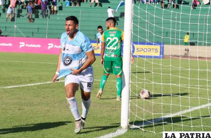 José Briceño fue autor del gol del triunfo de Vaca Diez /APG