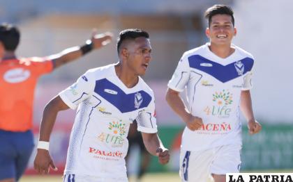 Percy Loza abrió el marcador para GV San José, pero después llegó el empate /GV San José