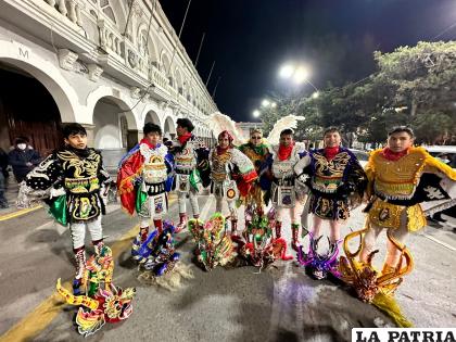 Los diablos llegaron a la plaza a pesar de los bloqueos en la ciudad /Jorge Medina
