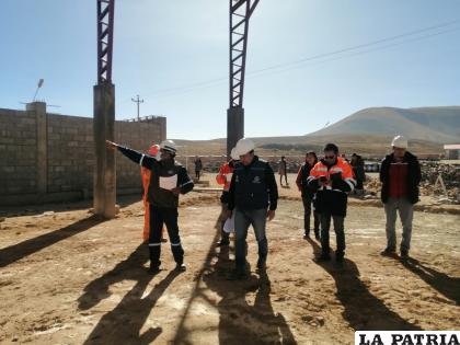 Inspección a la construcción de la Planta de Prefabricados de Hormigón /LA PATRIA
