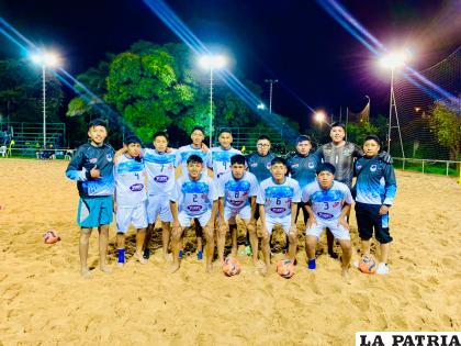 Villa San Felipe está presente en el nacional de fútbol playa 
/Oruro Fútbol Playa
