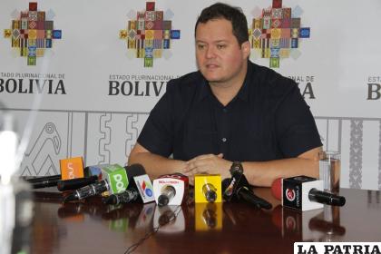 El presidente de Yacimientos Petrolíferos Fiscales Bolivianos (YPFB), Armin Dorgathen. / ABI Archivo