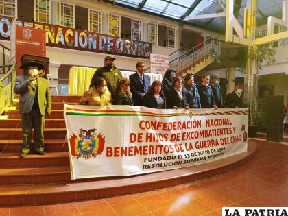 El acto de posesión se realizó en el Hall de la Gobernación /LA PATRIA