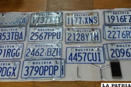 Se verificará e incautará placas hechizas /Cortesía
