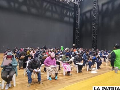 Los aplicadores vigilaron cada aspecto durante la prueba /LA PATRIA