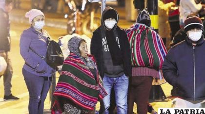 El frío permanece, pero no recrudece en Oruro /ANF