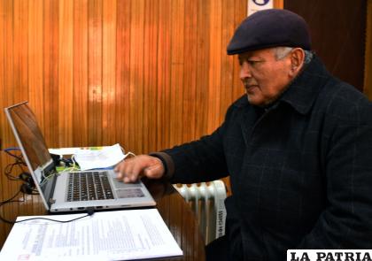 Augusto Medinaceli, rector de la Universidad Técnica de Oruro /LA PATRIA