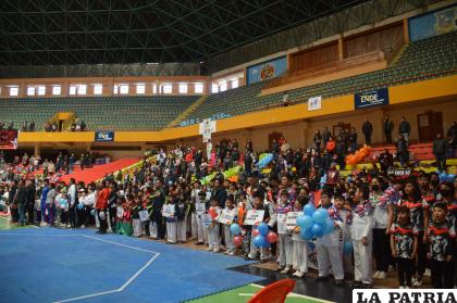 Fue toda una fiesta deportiva la que se vivió en el Palacio de los Deportes /LA PATRIA