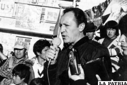 El líder político, Marcelo Quiroga Santa Cruz /LA PATRIA