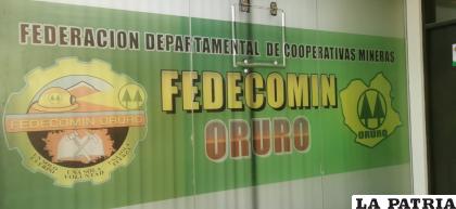 Mediante pronunciamiento, Fedecomin se declara en emergencia /LA PATRIA 
