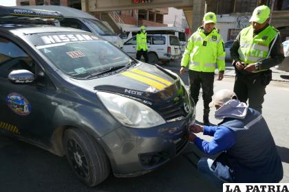Los controles se realizaron en distintos sectores de la ciudad /LA PATRIA