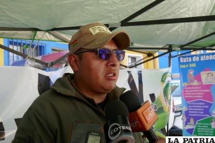 Director interino de la Felcv, teniente Joseph Bustillos /LA PATRIA