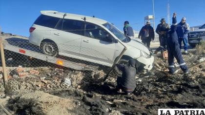 Tránsito remolcó el motorizado / LA PATRIA