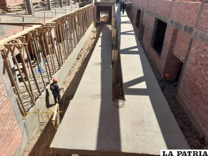 La rampa de acceso a la planta alta fue construida bajo parámetros de la normativa hospitalaria /LA PATRIA