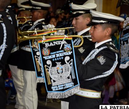 La Banda del Colegio Bolívar, una de las más prestigiosas del país.