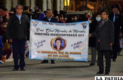 Homenaje a la profesora Elisa Morales de Morales 