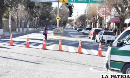 Trabajos de señalización en la zona Norte /GAMO