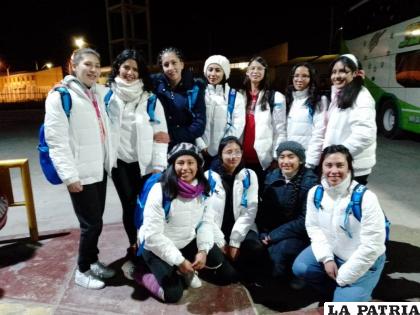 Mucho optimismo en las jugadoras de la selección orureña 
/LA PATRIA