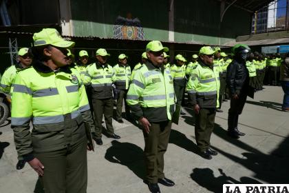 El acto de reconocimiento se realizó en instalaciones de Tránsito /LA PATRIA

