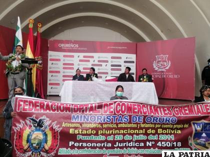 Acto central de aniversario de la Federación de Comerciantes Gremiales y Minoristas /LA PATRIA