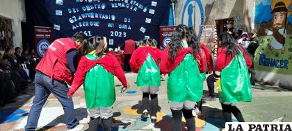 Adolescentes presentaron números de baile y sorpresas /SEDEGES
