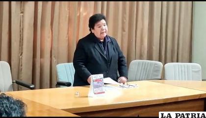 Presidente de la FEPO, Elvira Valdez /LA PATRIA