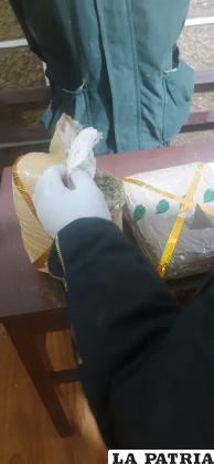  La prueba de narcotest confirmó marihuana en más de dos kilos /Cortesía 