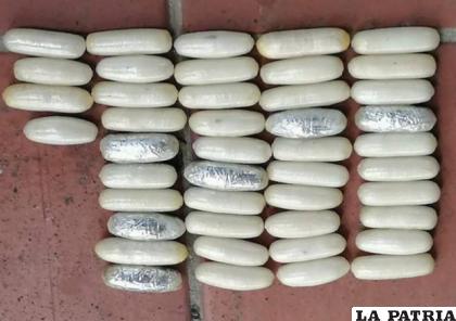 Ambos sujetos ingirieron 172 capsulas de cocaína /imagen referencial