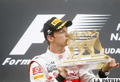 Jenson Button ganador de la prueba