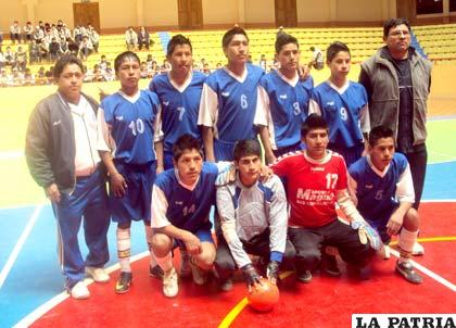 Equipo del colegio Antonio José de Sainz