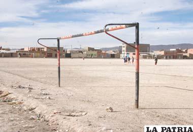 El terreno conocido con el nombre de las cinco canchas, lugar donde se edificará el hospital de tercer nivel