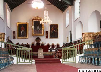 Salón en que se firmó el primer Grito Libertario latinoamericano