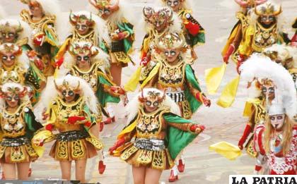El Carnaval de Oruro, la mayor muestra cultural de Oruro