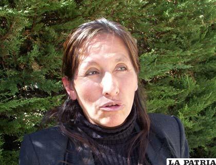 Juana Vera, responsable del Programa Ampliado de Inmunizaciones del Sedes