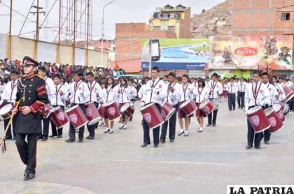 Singular banda de música del Colegio William Booth