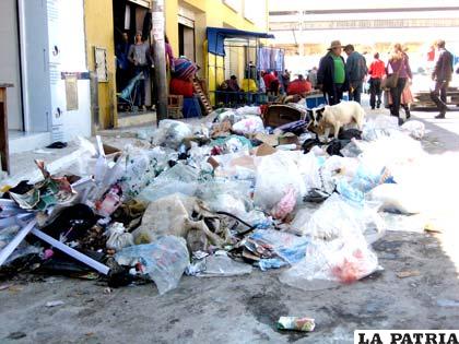La basura un problema crónico de la ciudad de Oruro