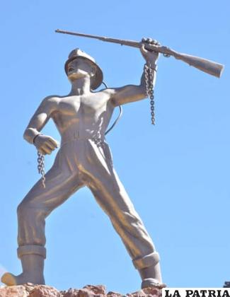 El trabajador minero, sinónimo de fortaleza y pujanza