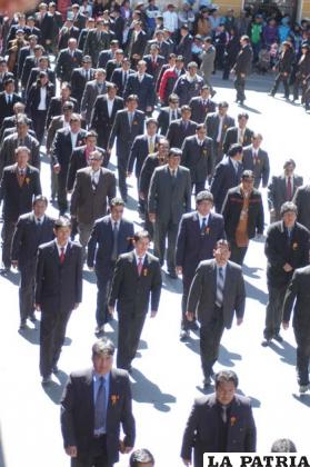 Trabajadores de la Gobernación de Oruro
