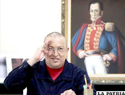Presidente de Venezuela, Hugo Chávez, durante su anuncio, sobre la segunda fase de la quimioterapia a la que se someterá en Cuba