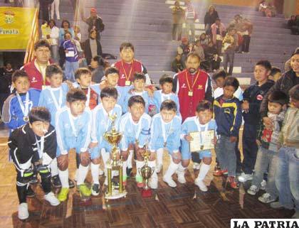 Jugadores de la selección Sub-10