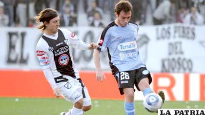 Una incidencia del partido Belgrano All Boys