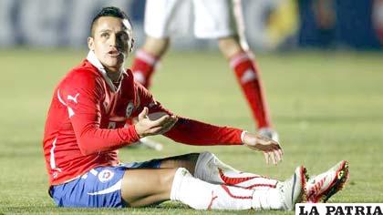 Alexis Sánchez jugó la Copa América con su selección