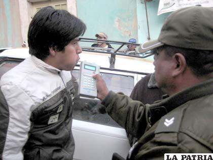 El conductor protagonista dio cero por ciento de grado alcohólico