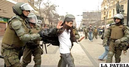En anteriores manifestaciones fueron detenidos más de medio centenar de estudiantes