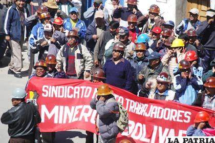 Los mineros recibirán el informe de gestión de sus dirigentes, en el próximo congreso