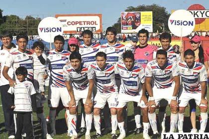 Jugadores del cuadro de Nacional de Paraguay